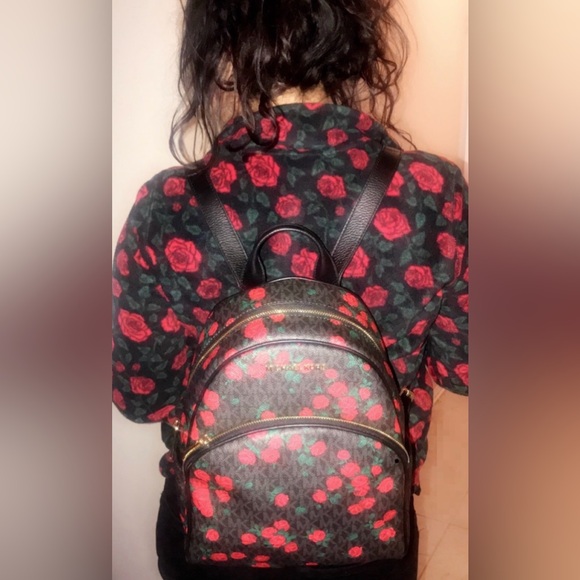 Michael Kors Rose Medium Sized Backpack - Picture 9 of 9